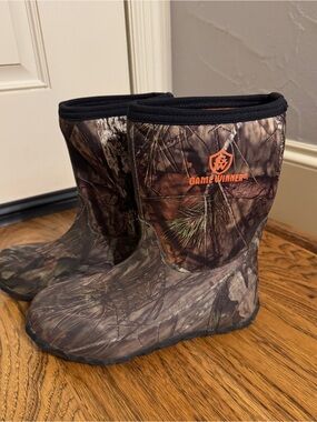 Game Winner Camo Hunting Rain Boots - Brown & Green